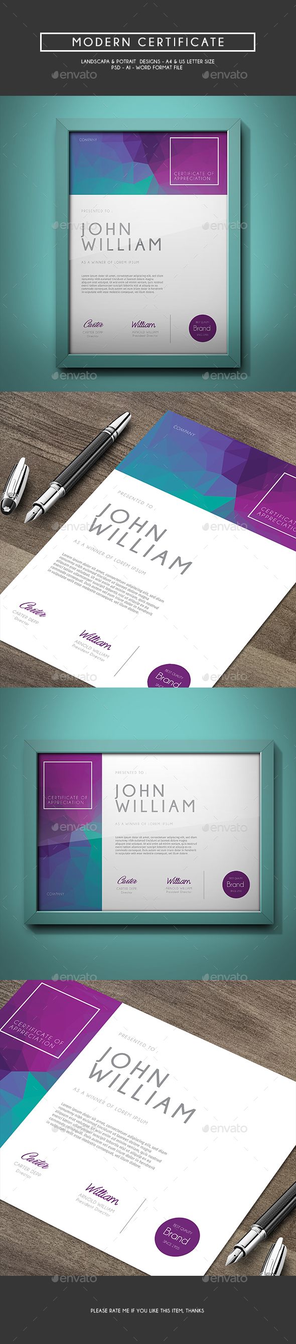 82 best this is certificate images on pinterest award certificates modern certificate design psd