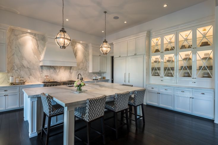 Center of the Home White modern kitchen, Home, Custom homes