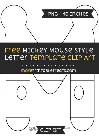 free mickey mouse style letter m template clipart mickey mouse mickey mouse letter template