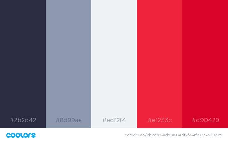 the color scheme is red, white and blue