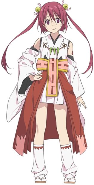 Anime girl hands on hip