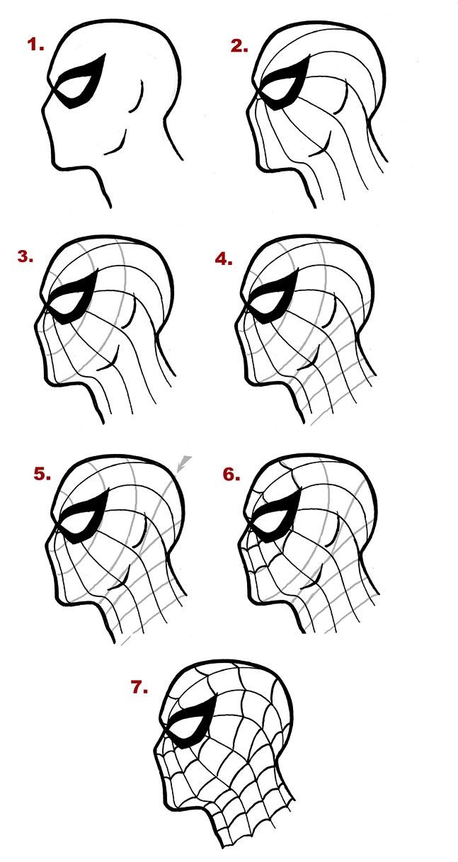 Uncategorized Drawings Of Spider Man best 25 how to draw spiderman ideas on pinterest spider mans mask from the side httpwww