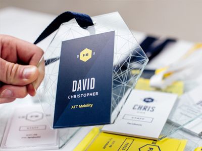 conference badge design