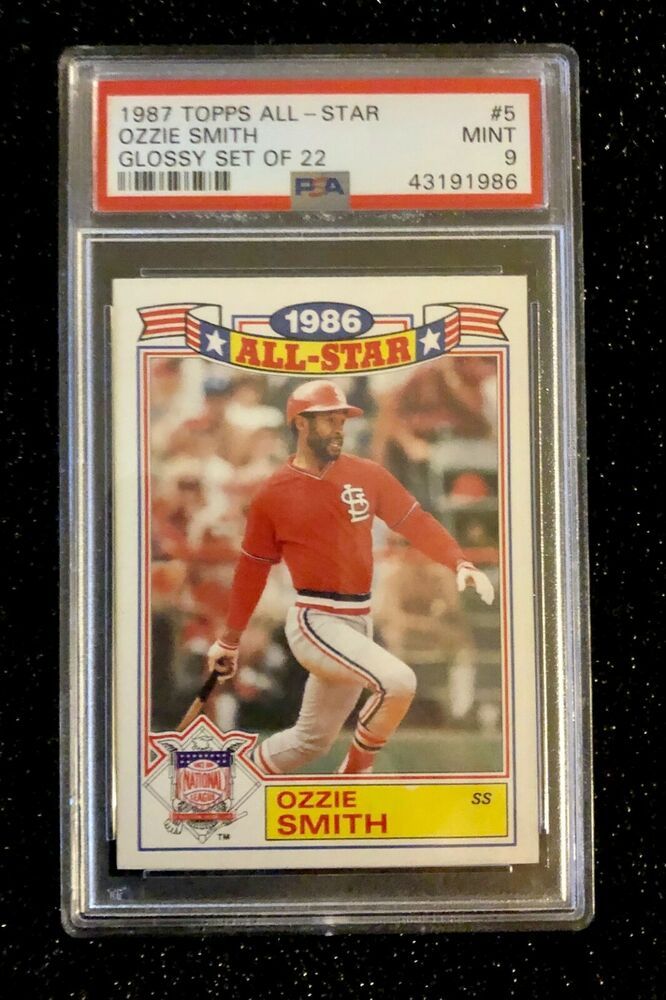 1987 topps ozzie smith all star