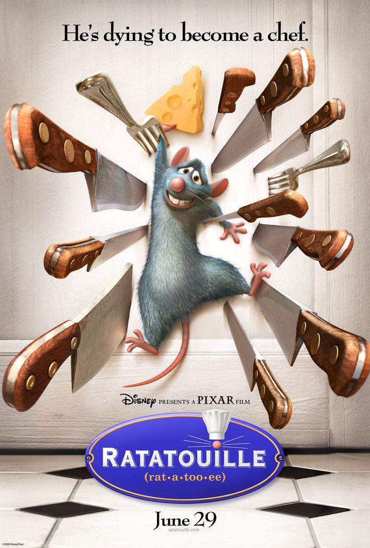 Ratatouille | Ratatouille movie, Disney movie posters, Ratatouille film