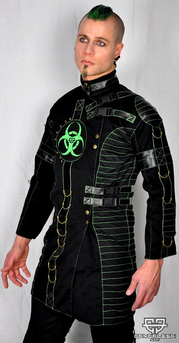 Bio-Decay Cryoflesh jacket #mens #cyberpunk #goth #cybergoth #industrial...