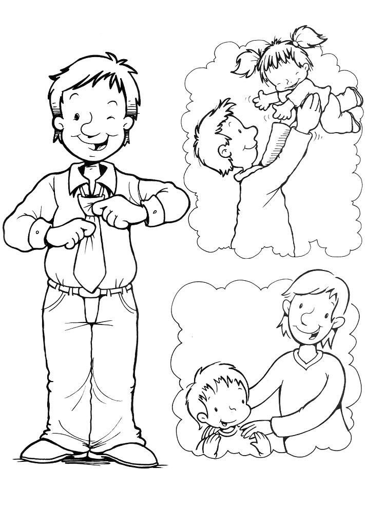 Desenhos Para Colorir E Imprimir Para Dia Dos Pais Dia Dos Pais
