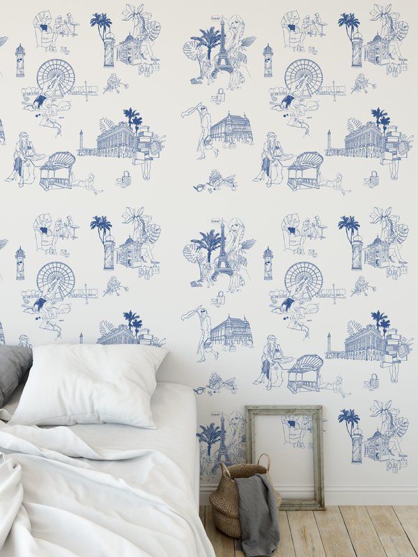 Chinoiserie Wallpaper Pheasant Toile Willow Ware By Etsy Chinoiserie Wallpaper Spoonflower Wallpaper Wallpaper