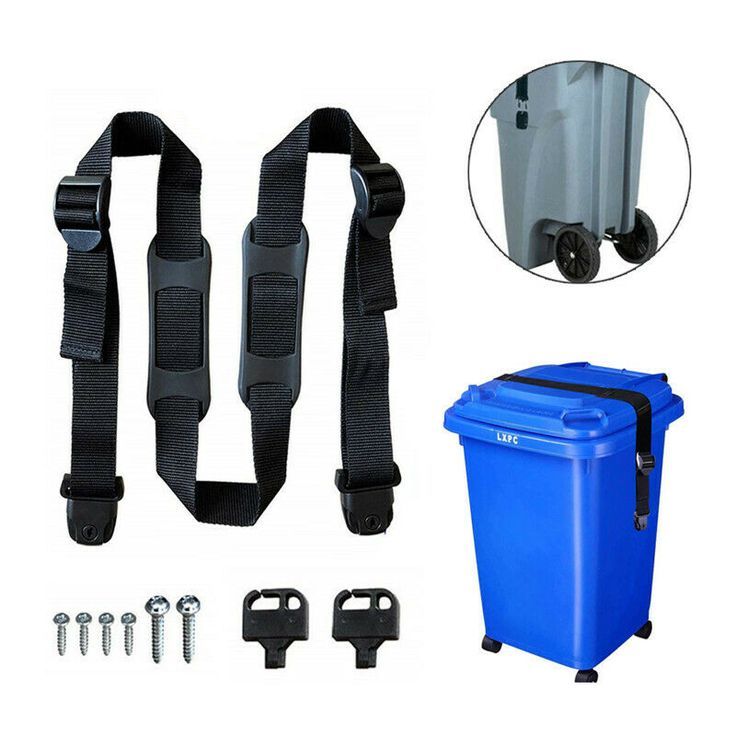 Garbage Can Garbage Can Ideas Garbage Can Garbagecan Bin Strap Garbage Lock Trash Can Lid Strap Garbage Can Kitchen Trash Cans Garbage Can Storage