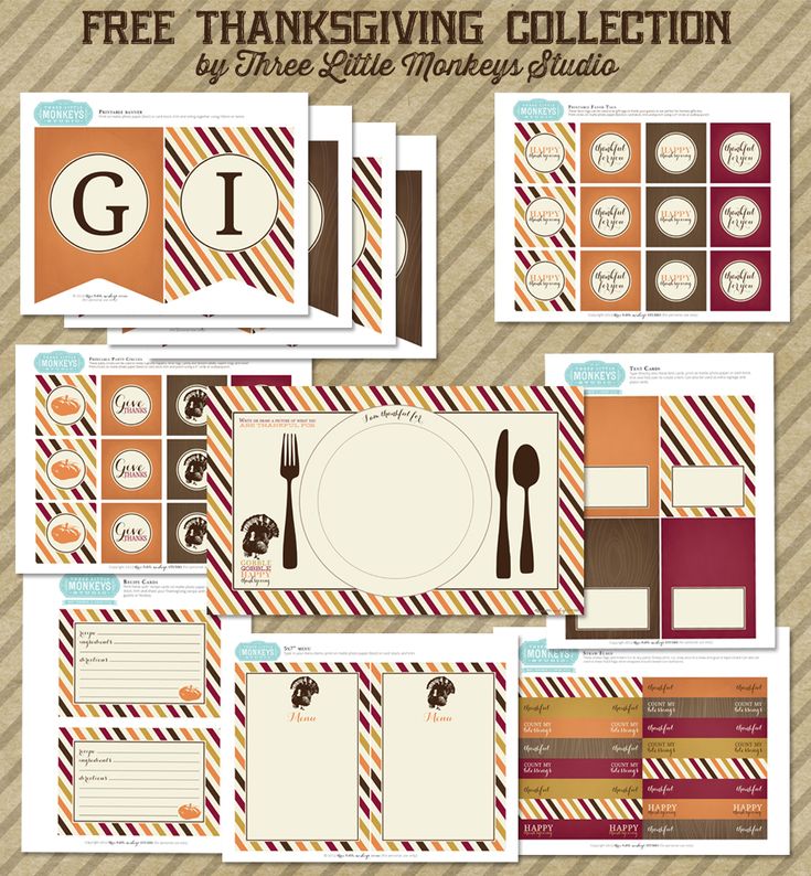 Thanksgiving Free Printables Crafts Thanksgiving Free Printables Crafts
