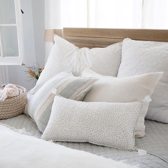 DOT HAND BLOCKED PILLOW 14 x 24 with DOT HAND BLOCKED PILLOW 14 x 24 with
