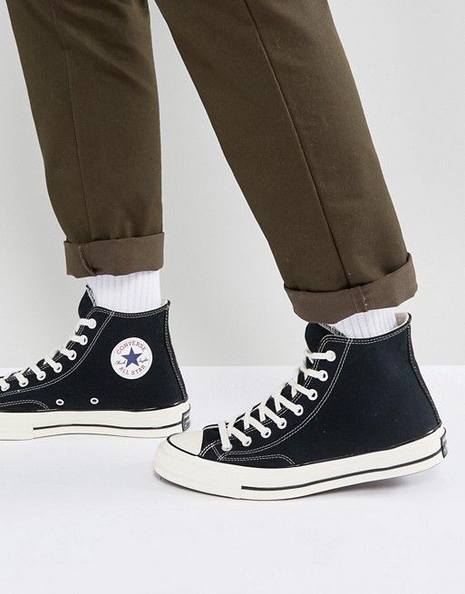 Converse Chuck Taylor All Star '70 Hi plimsolls in black Converse Chuck Taylor All Star '70 Hi plimsolls in black
