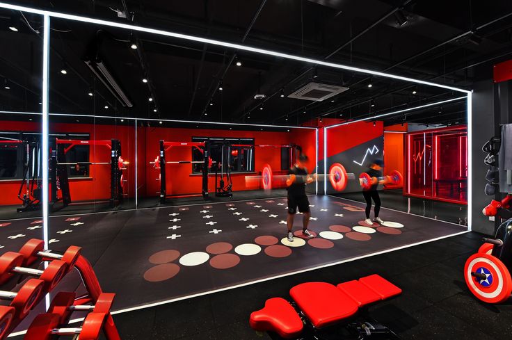 Street office handsome gym