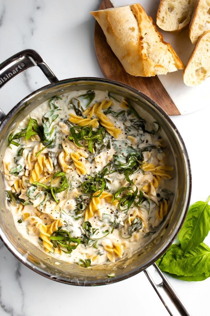 Vegan Lemon Florentine Pasta