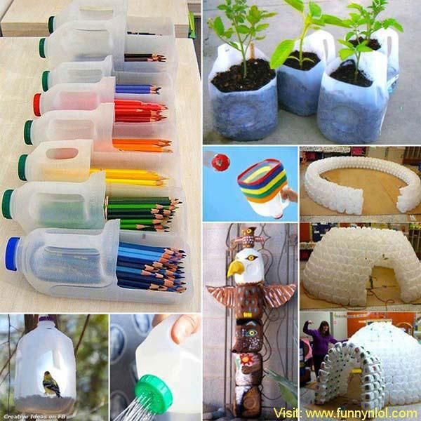 Recycling Home Decorating Ideas Part - 24: 40 DIY Decorating Ideas With Recycled Plastic Bottles By Http://www.funnynlol