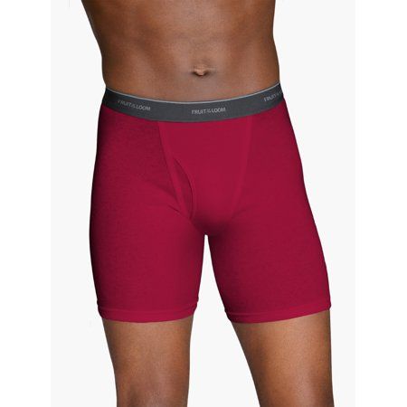 Fruit of the Loom Mens 4-Pack Assorted Boxer Brief