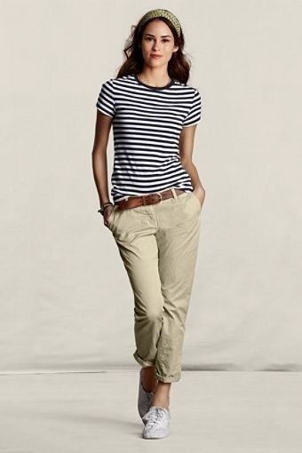 Sommer-Outfit-Ideen mit gestreiften Style32 - Casual Outfit - #Casual #gestrei...