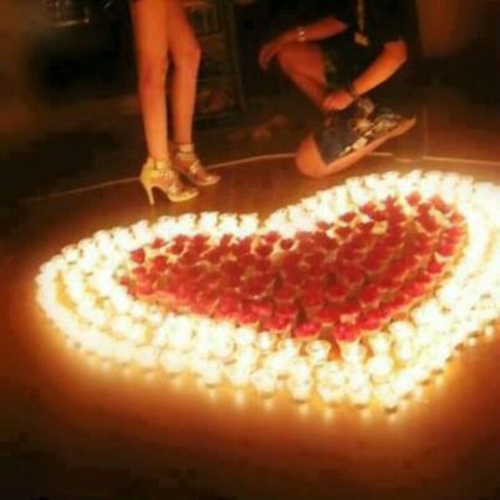 24 Best Images On Pinterest Proposals Weddings And I Guess You Could Say Love The Lights Candles Flowers Thing P Ahhah