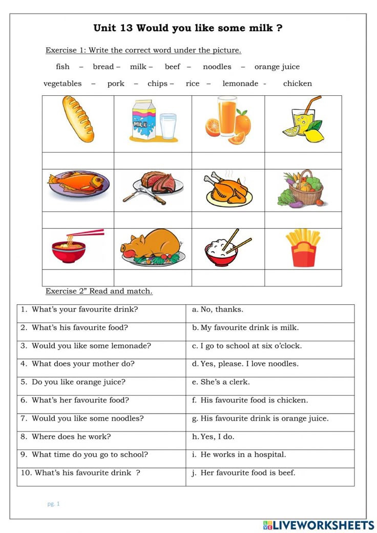Grade 4 Unit 13 Milk Worksheet grade-4-unit-13-milk-worksheet