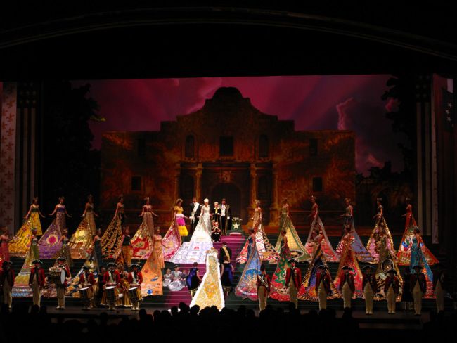 Backdrop To A Festival At Home Afield San Antonio Fiesta