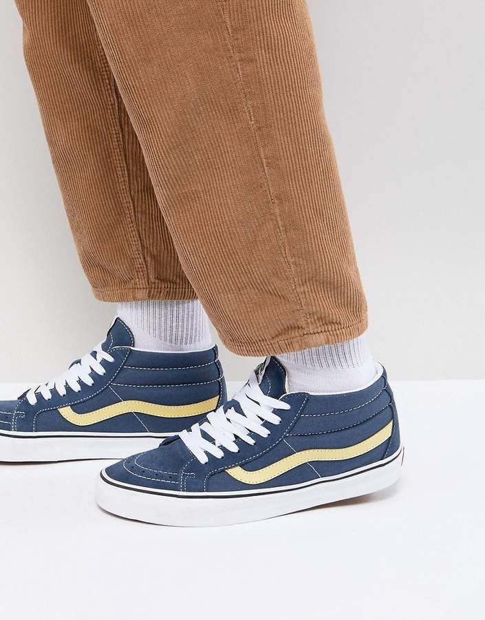 vans sk8 mid navy