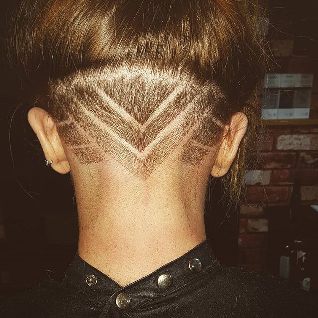 Undercut design done today Stylists_ fade by archie and design by jordanoneill