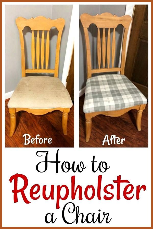 Thrift Store Upcycle How to Reupholster a Chair in 2020 Thrift Store Upcycle How to Reupholster a Chair in 2020