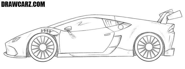 How to Draw a Race Car