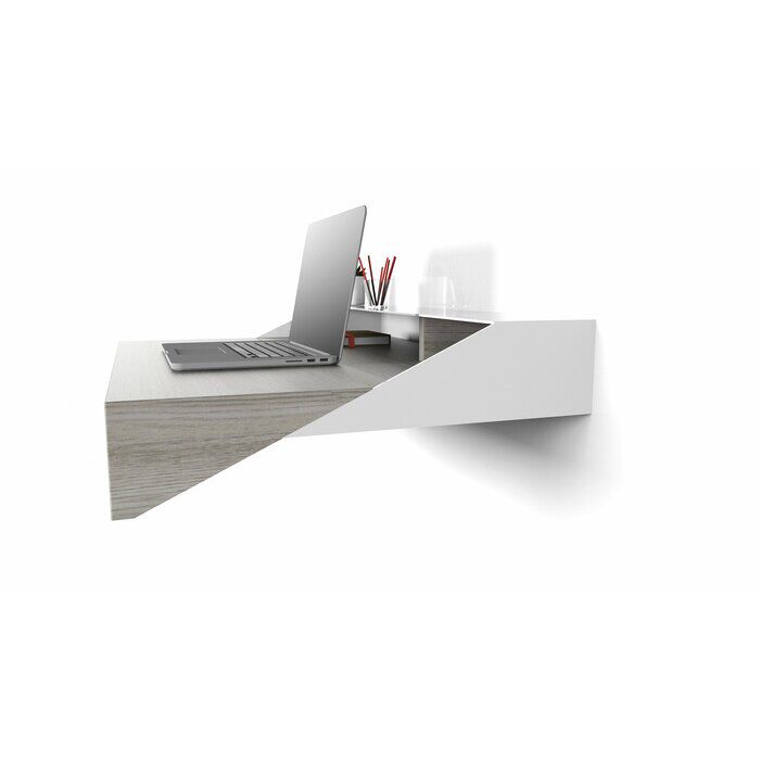 Hideaway wall desk cheap and display shelf
