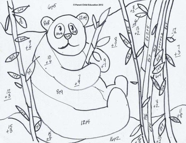Excellent Image Of Addition Coloring Pages Davemelillo Com Math Coloring Worksheets Math Coloring Addition Coloring Worksheet
