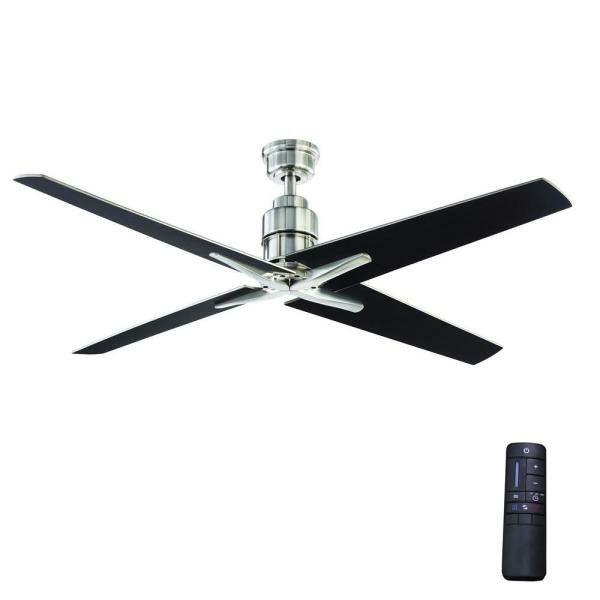 Pin By Carey Tennison On Garage Brushed Nickel Ceiling Fan With Remote Fans Without Lights Brushed Nickel Ceiling Fan, Garage Ceiling Fans Without Lights
