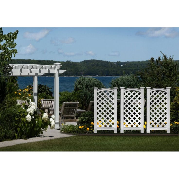 Luxembourg Vinyl Lattice Panel Trellis in 2020 | Vinyl lattice panels
