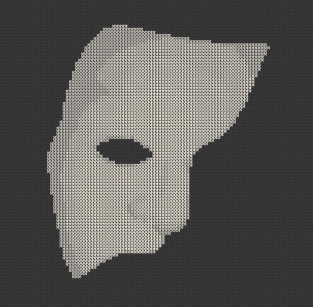 phantom of the opera mask cross stitch pattern printable pdf