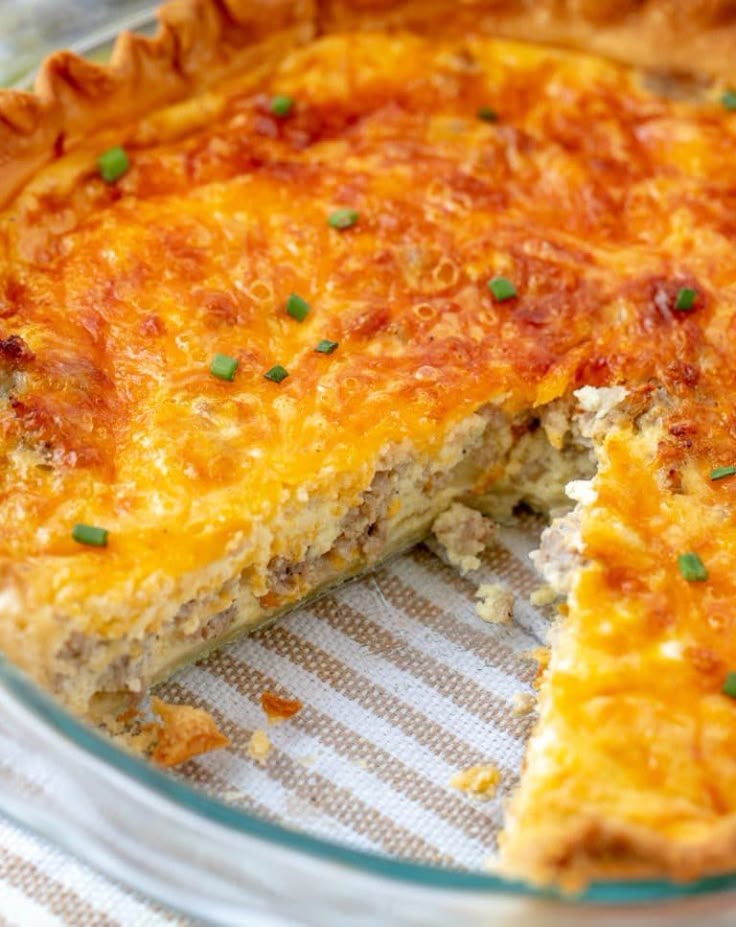 Sausage Quiche - An Easy Breakfast Recipe! | Recipe | Sausage quiche