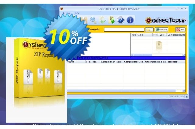 Sysinfotools Zip Recovery Coupon On Kiss Day Offering Sales