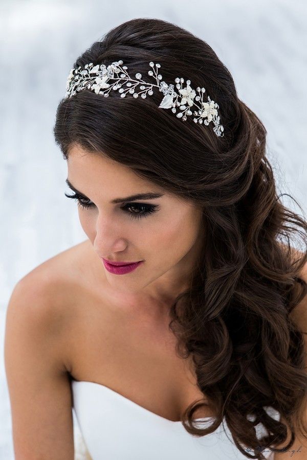 wedding accessories  Acconciature, Pettinature da sposa capelli