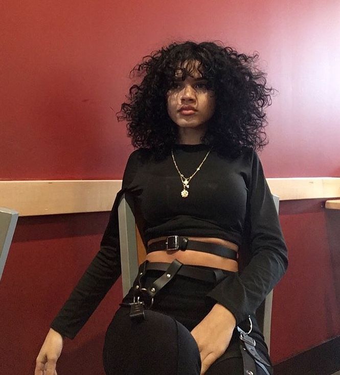 Scarletsblade Black Girl Aesthetic Grunge Outfits Afro Goth