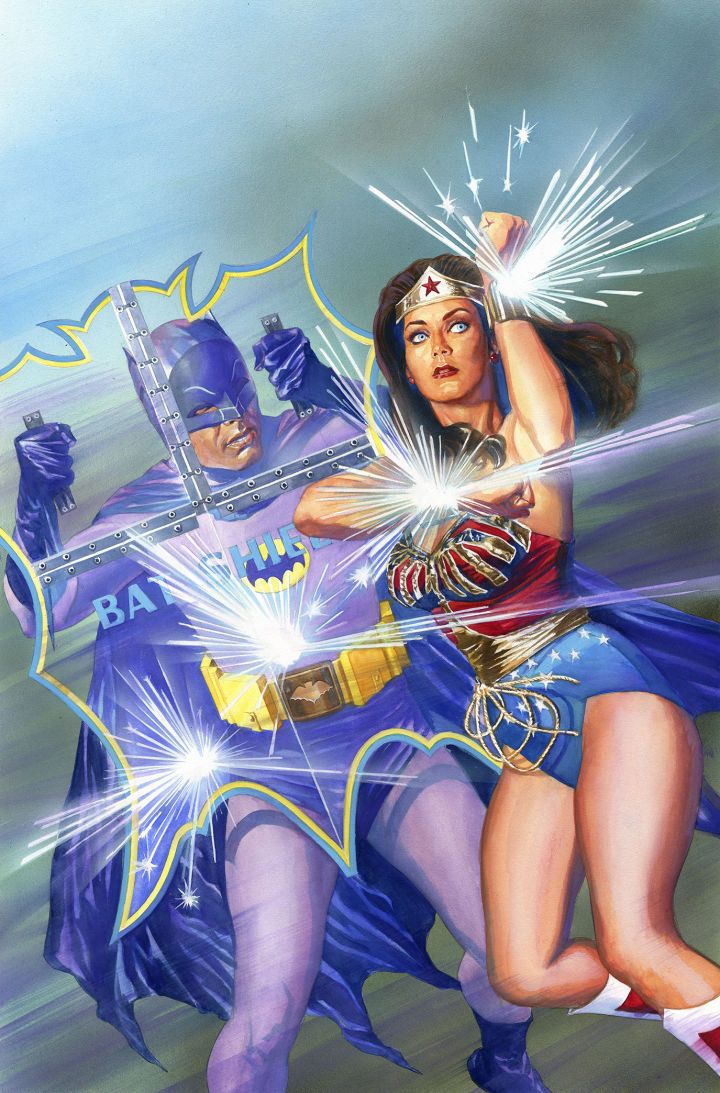 WONDER WOMAN 77 MEETS THE BIONIC WOMAN #1 ALEX ROSS COVER