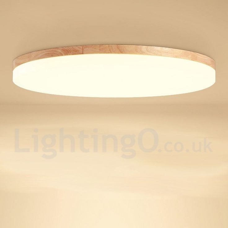 Nordic Round Bedroom Ceiling Lamp Simple Modern Solid Wood Living Room Balcony Ultra Thin Led Lightingo Co Uk Lamps Lights Nordic Round Bedroom Ceiling Lamp, Round Ceiling Lights Uk