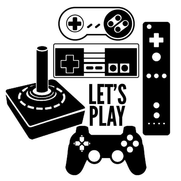 Download Nintendo Controllers Let's Play Iron-On Vinyl Shirt ...