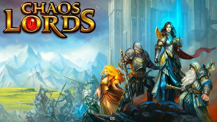 Chaos Lords Tactical RPG android game first look gameplay