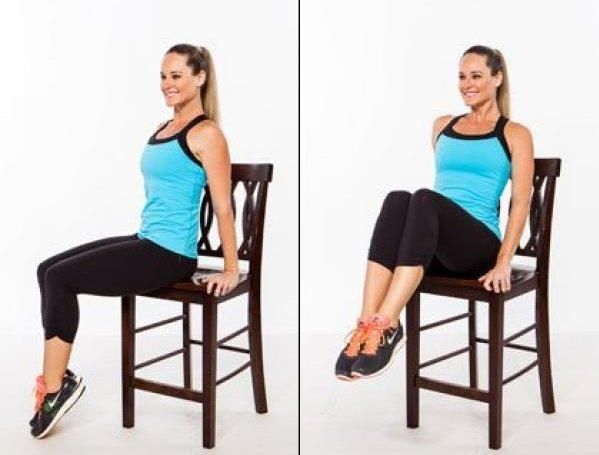 6 exercices pour un ventre plat que vous pouvez faire assis sur une chaise - #30
