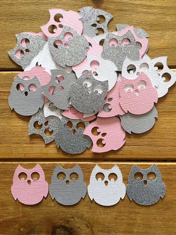 12 Owls Confetti Owls Party| Owls Party Confetti Small Owls Confetti Owls Confetti Owls Baby Shower|Gender Reveal Party Paper Owls