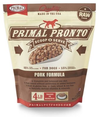 Primal Frozen Chub Raw Dog Food Primal Frozen Chub Raw Dog Food