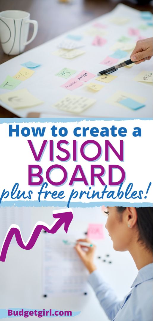 How to Create Your Own Vision Board + Free Printables! in 2021 Free How to Create Your Own Vision Board + Free Printables! in 2021 Free