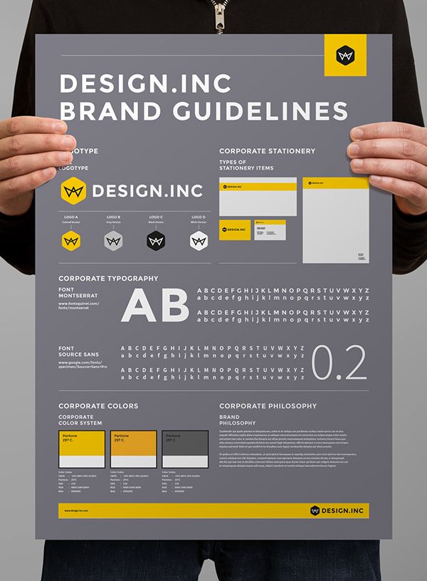 Brand Manual and Identity PosterMinimal and Professional Brand Manual and Identity Poster template for creative businesses, created in Adobe InDesign in International DIN A3 format.This Brand Manual Template features: A3 page size : 297×420 mm US …