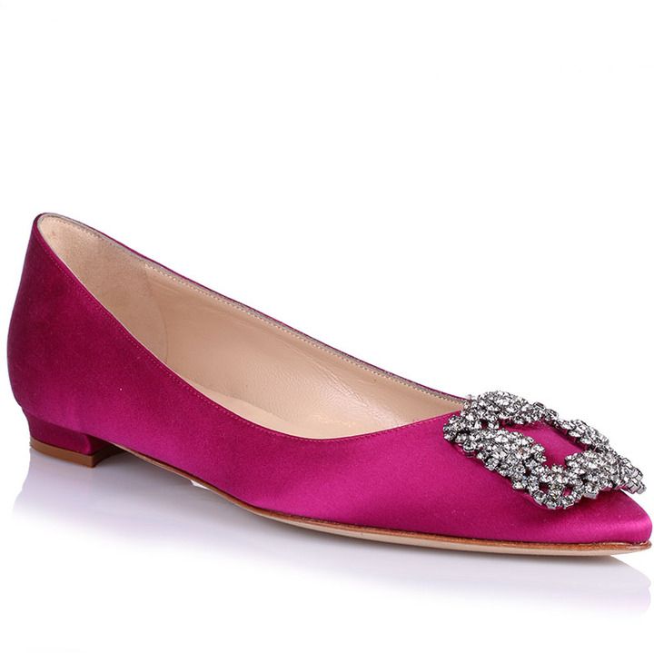 manolo blahnik hangisi flat pink