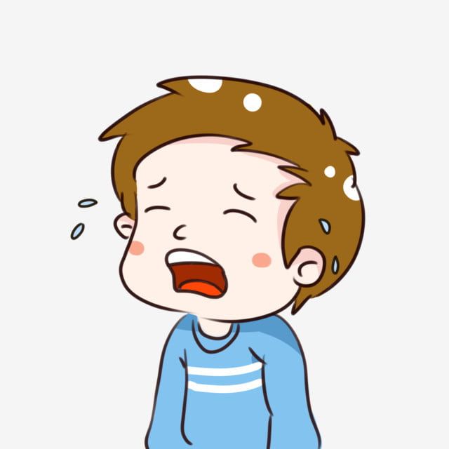 Boy Crying On His First Day Of School Clip Art Anxious Children Boy Crying