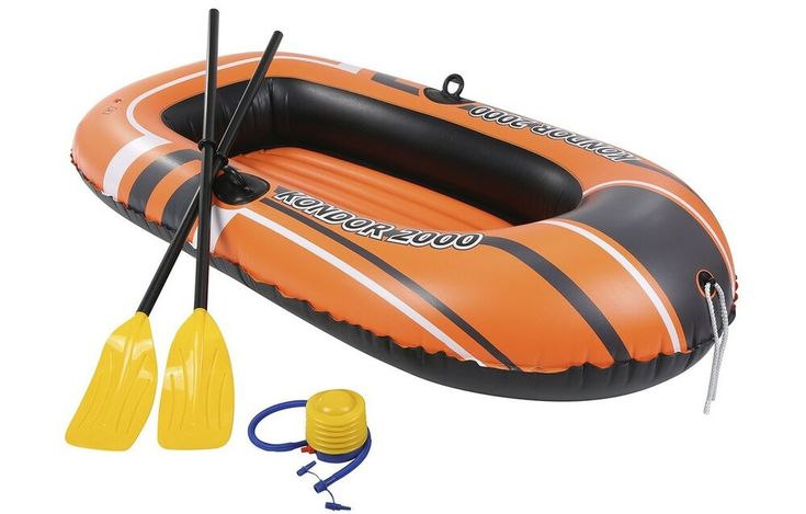Raft Rowing Boat Rigid Inflatable Lego GREY Dingy