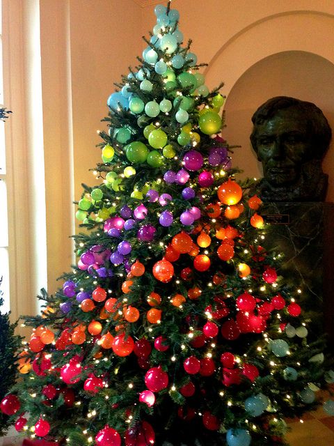 whitehouserainbowombretree christmas trees pinterest christmas christmas tree and christmas tree decorations - Colorful Christmas Tree Decorations whitehouserainbowombretree christmas trees pinterest christmas christmas tree and christmas tree decorations - Colorful Christmas Tree Decorations